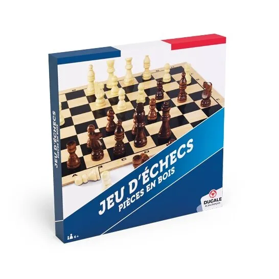 Jeu D'echecs Pièces En Bois