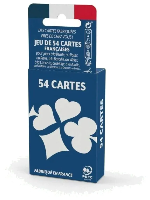 Jeu De 54 Cartes Françaises