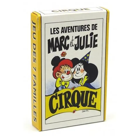 Jeu Des 7 Familles - Les Aventures De Marc Et Julie - Cirque