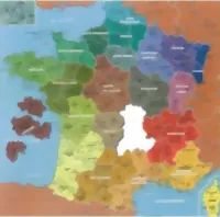 Jeu Des Régions - Carte De France Des Départements