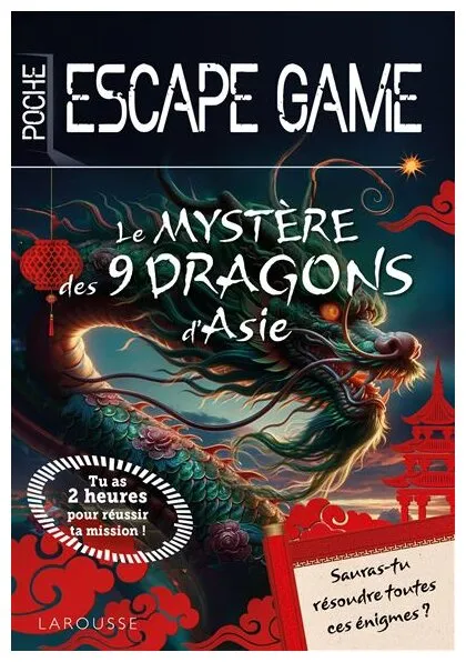 Le Mystère Des 9 Dragons D'asie Escape Game De Poche Junior