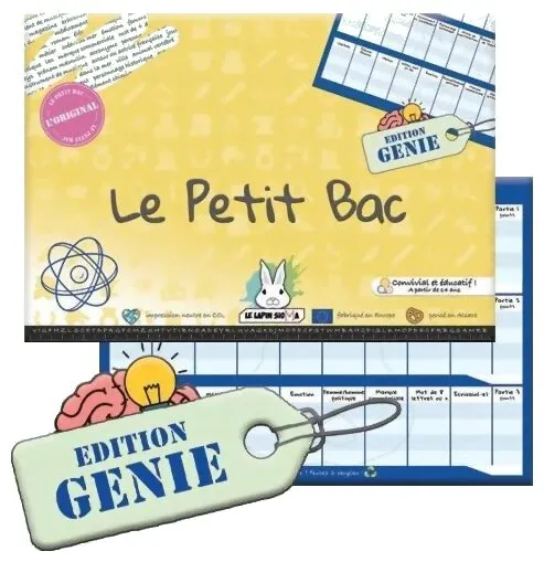 Le Petit Bac - Edition Génie