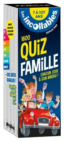 Les Incollables - 1600 Quiz Famille