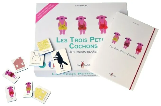 Les Trois Petits Cochons Livre-jeu Pédagogique