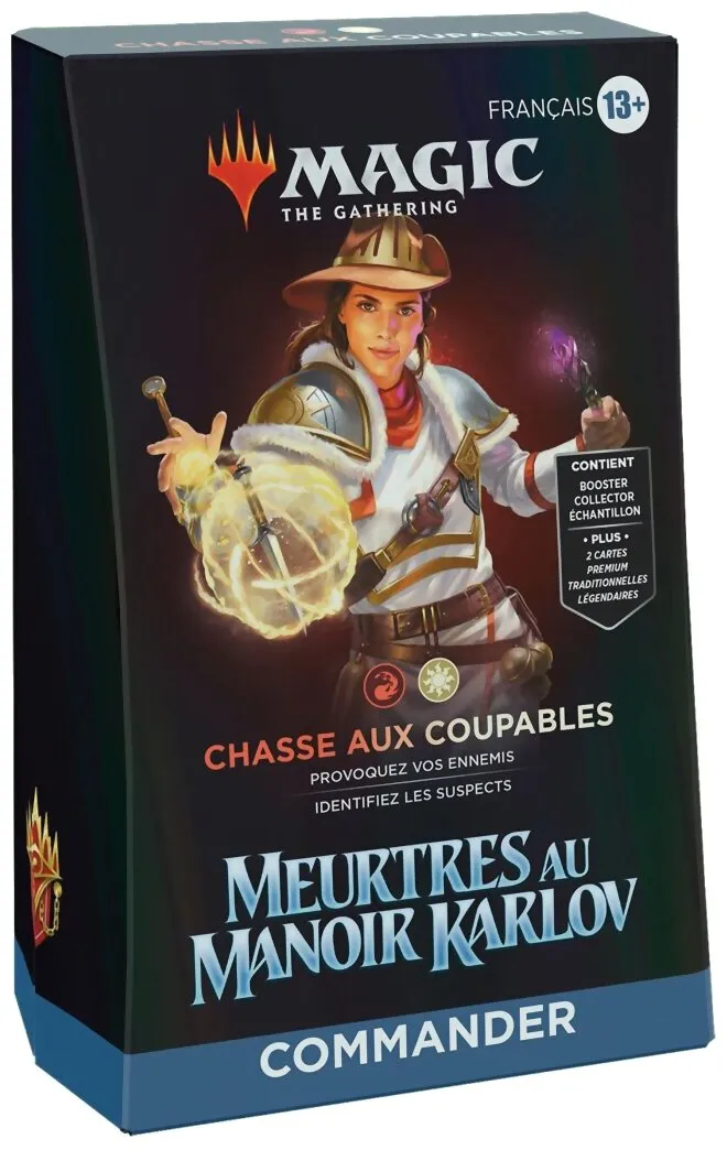 Magic -  Deck Commander - Chasse Aux Coupables Meurtres Au Manoir Karlov