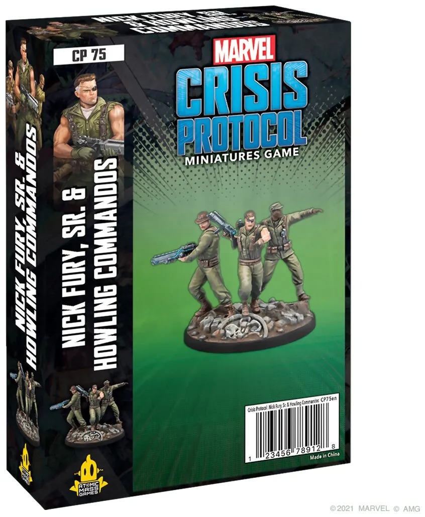 Marvel Crisis Protocol - Nick Fury Sr & The Howling Commandos