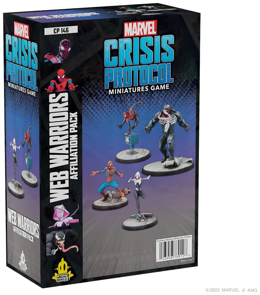 Marvel Crisis Protocol - Web Warriors Affiliation Pack