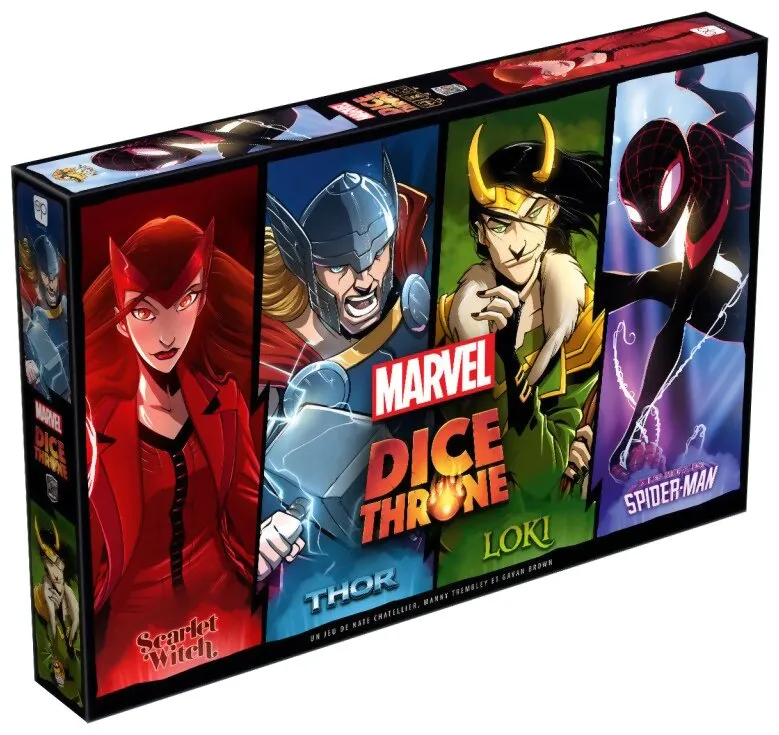 Marvel Dice Throne - Scarlet Witch / Thor / Loki / Spider-man