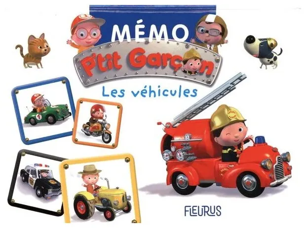 Mémo - P'tit Garçon Les Véhicules