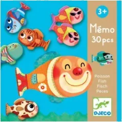 Mémo - Poissons 30 Pcs