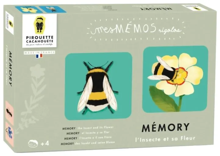 Mémory - L'insecte Et Sa Fleur