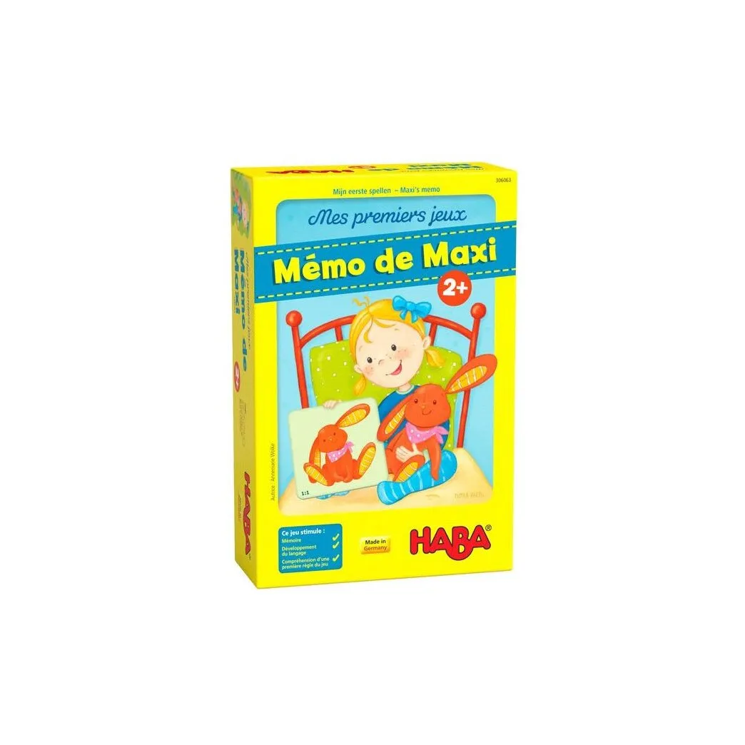 Mes Premiers Jeux - Mémo : Maxi Et Ses Peluches