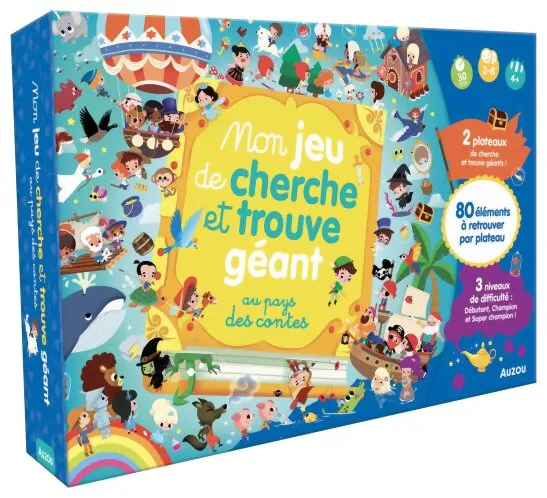 Mon Jeu De Cherche Et Trouve Géant - Au Pays Des Contes