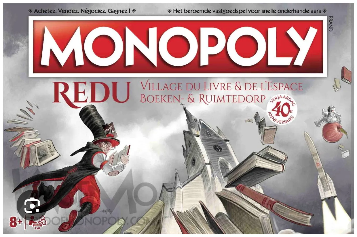 Monopoly Redu - Village Du Livre Et De L'espace 40e Anniversaire