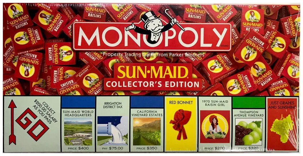 Monopoly - Sun Maid Collector's Edition