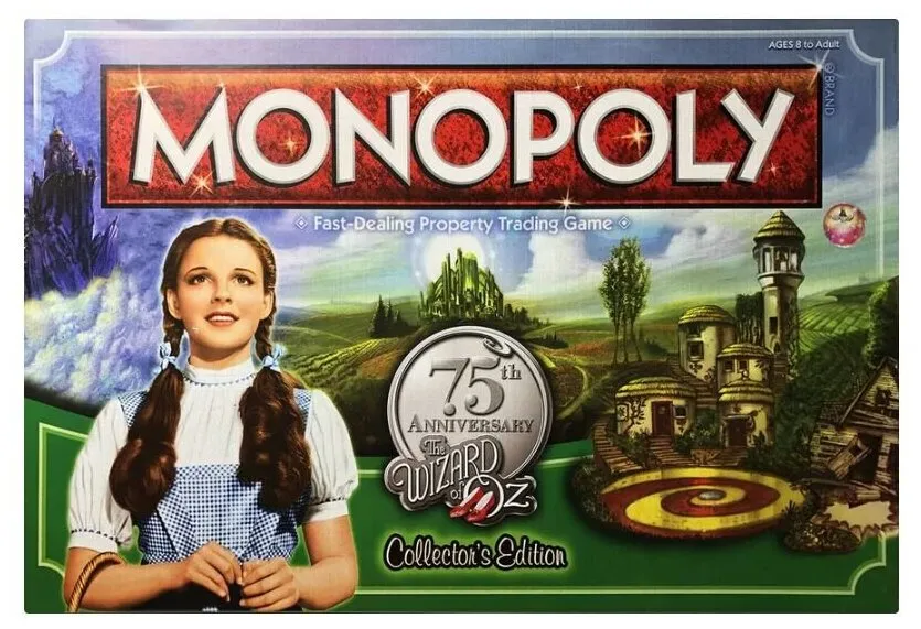 Monopoly The Wizard Of Oz 75th Anniversary Collector's Edition