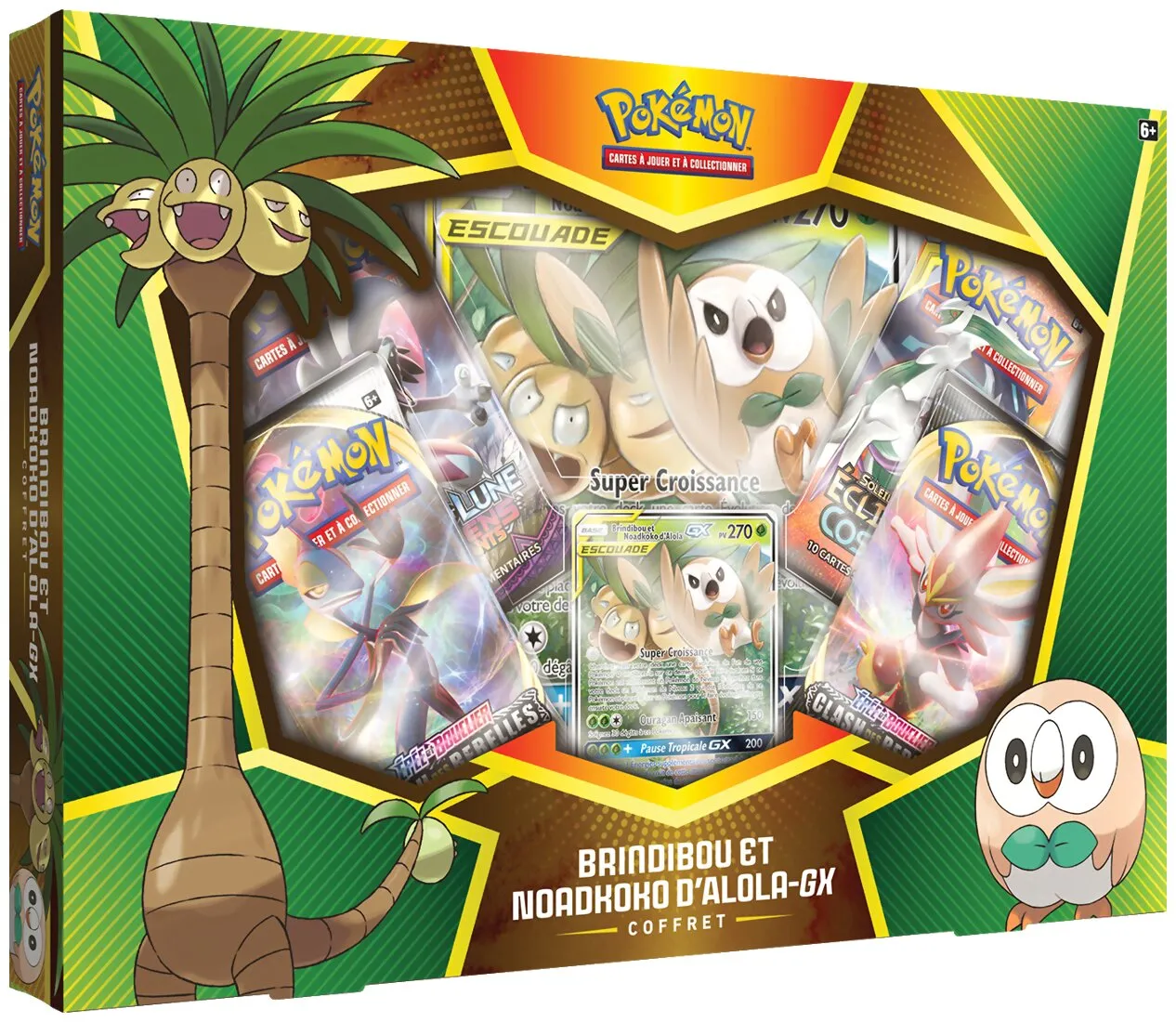 Pokémon Jcc - Coffret - Brindibou Et Noadkoko D'alola-gx