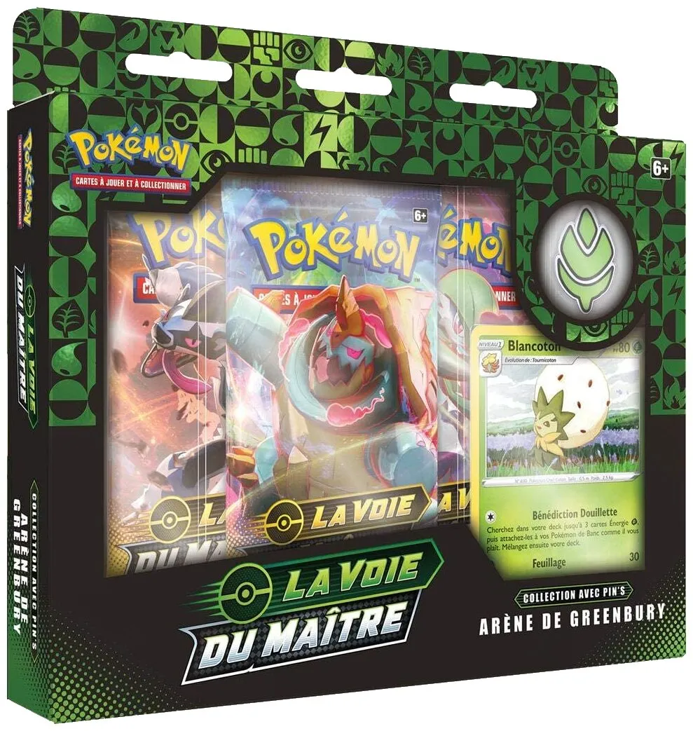 Pokémon Jcc - Coffret Collection Avec Pin's - Arène De Greenbury La Voie Du Maître