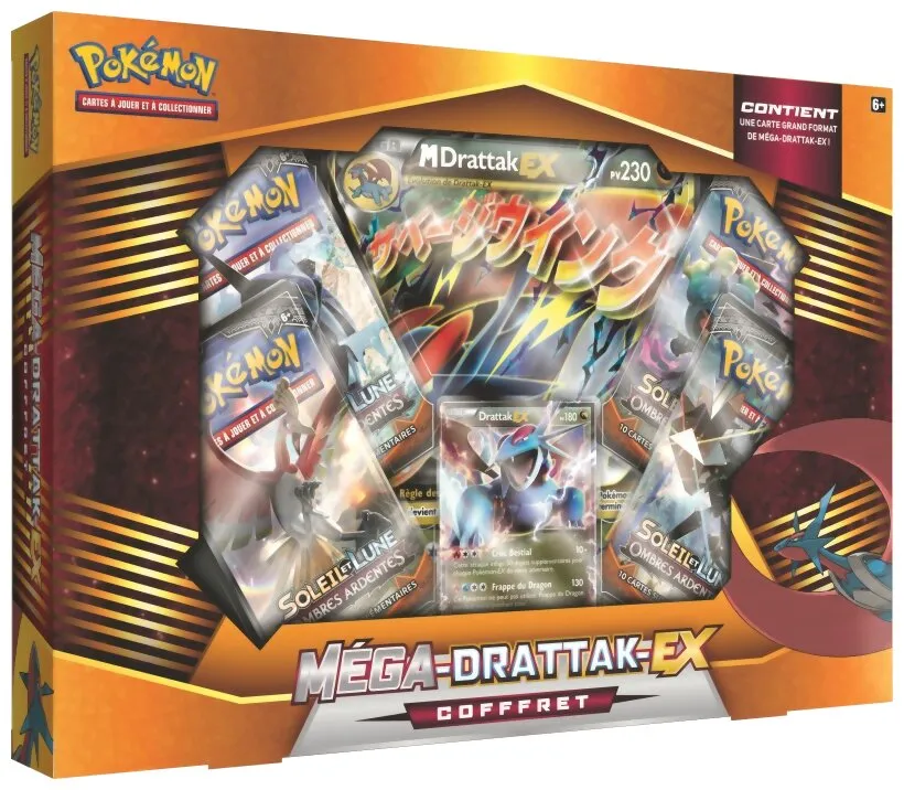 Pokémon Jcc - Coffret Méga-drattak-ex