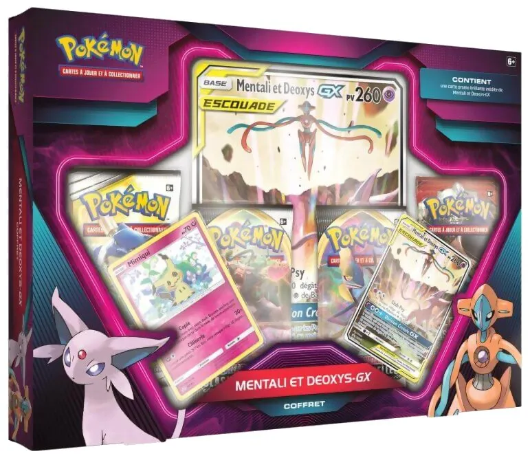 Pokémon Jcc - Coffret - Mentali Et Deoxys-gx