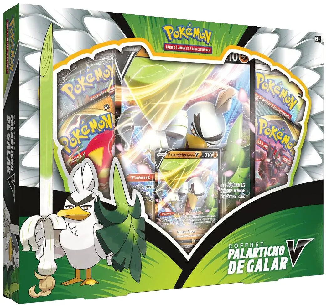 Pokémon Jcc - Coffret - Palarticho De Galar-v