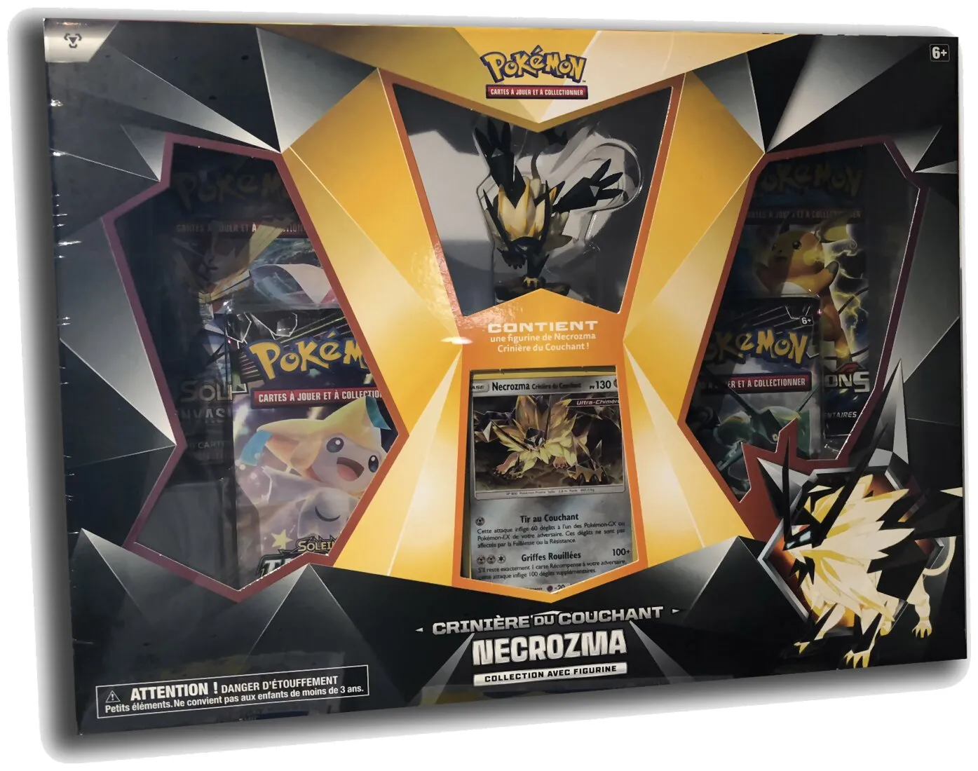 Pokémon Jcc - Collection Avec Figurine Necrozma Crinière Du Couchant