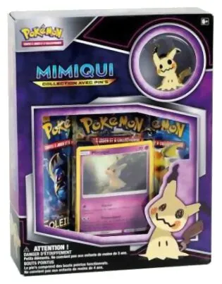 Pokémon Jcc - Collection Avec Pin's Mimiqui