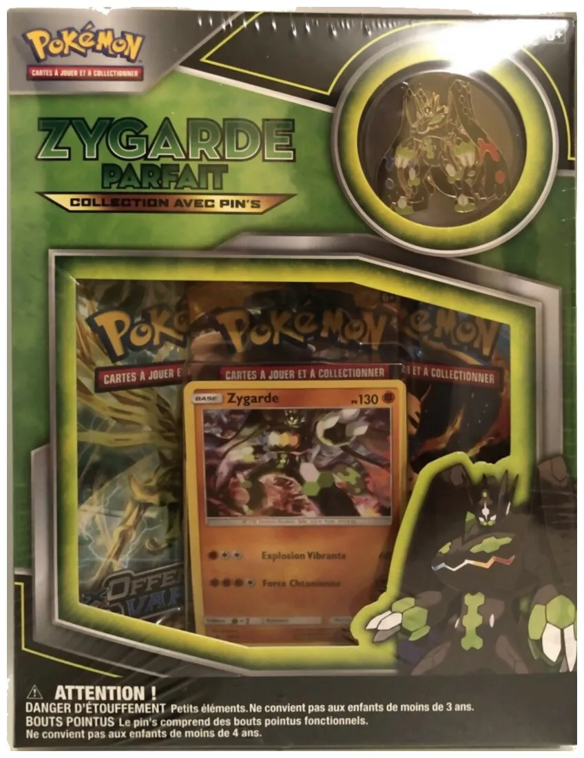 Pokémon Jcc - Collection Avec Pin's Zygarde Parfait