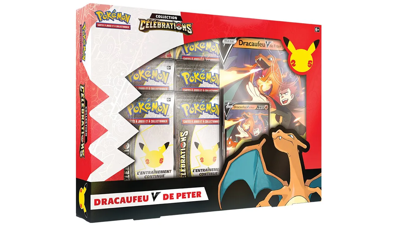 Pokémon Jcc - Collection - Dracaufeu-v De Peter Célébrations