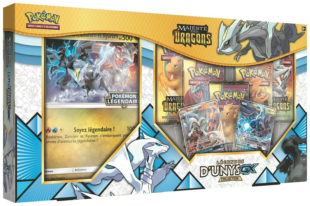 Pokémon Jcc - Collection Majesté Des Dragons - Légendes D'unys Gx