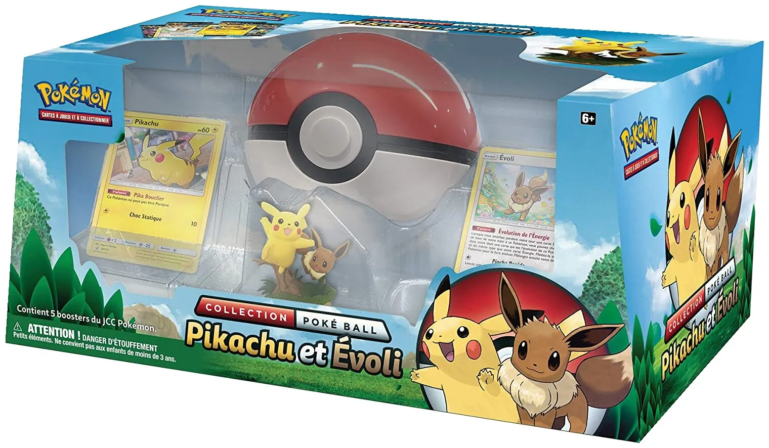 Pokémon Jcc - Collection Poké Ball Pikachu Et Evoli