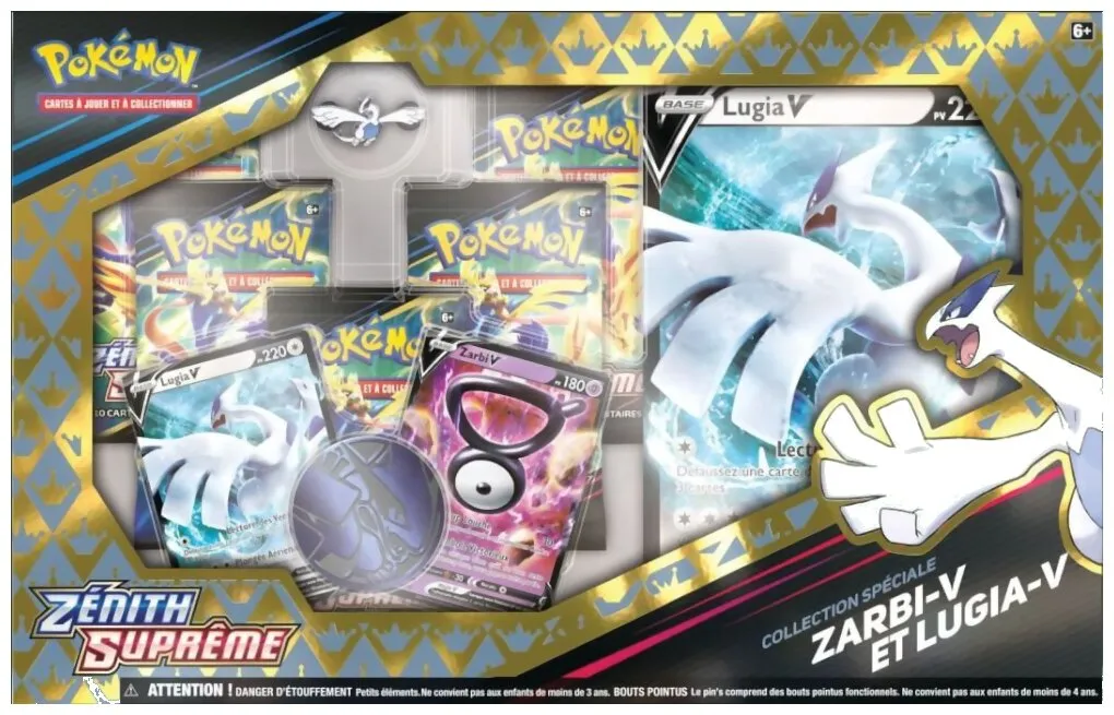 Pokémon Jcc - Collection Spéciale - Zarbi-v Et Lugia-v Zénith Suprême