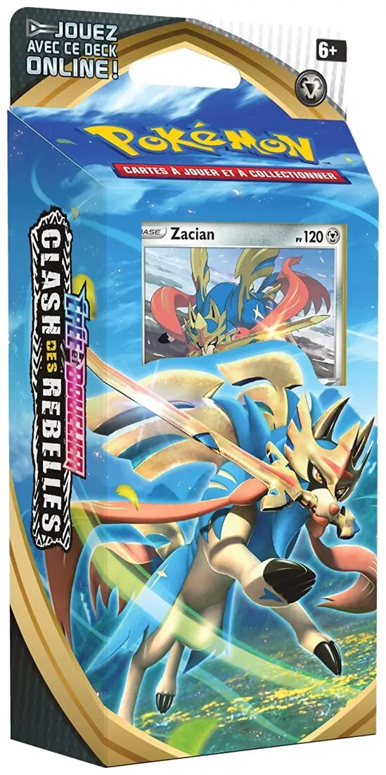 Pokémon Jcc - Deck à Thème - Zacian Clash Des Rebelles