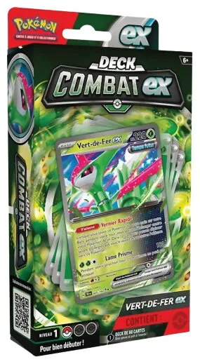 Pokémon Jcc - Deck De Combat - Vert-de-fer-ex