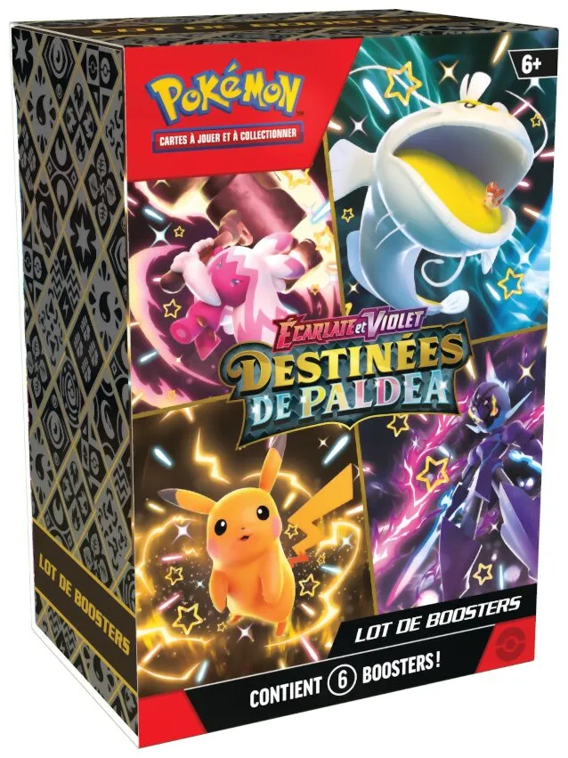 Pokémon Jcc - Lot De Boosters - Destinées De Paldéa