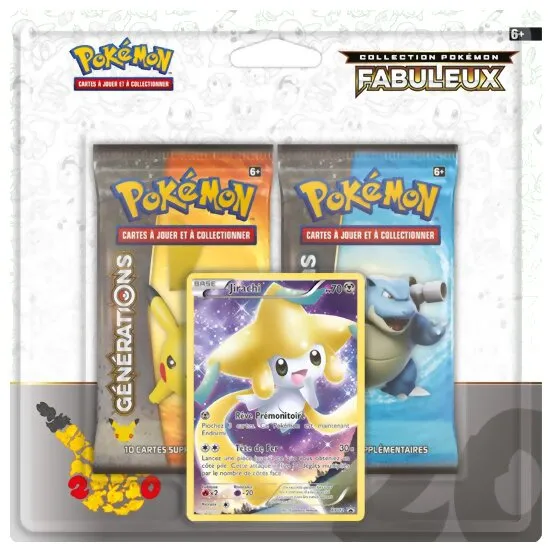 Pokémon Jcc - Pack De 2 Boosters Fabuleux - Jirachi