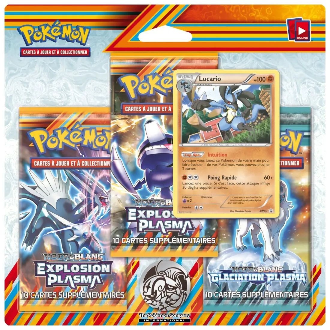 Pokémon Jcc - Pack De 3 Boosters Explosion Plasma