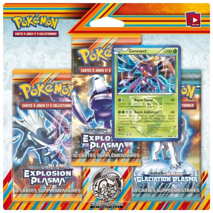 Pokémon Jcc - Pack De 3 Boosters Explosion Plasma