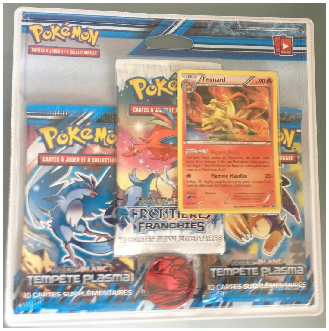 Pokémon Jcc - Pack De 3 Boosters Tempête Plasma