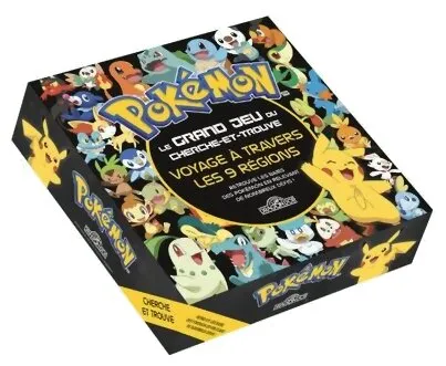 Pokémon - Le Grand Jeu Du Cherche Et Trouve Voyage À Travers Les 9 Régions