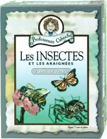 Professeure Caboche - Les Insectes Et Les Araignées Jeu De Tête