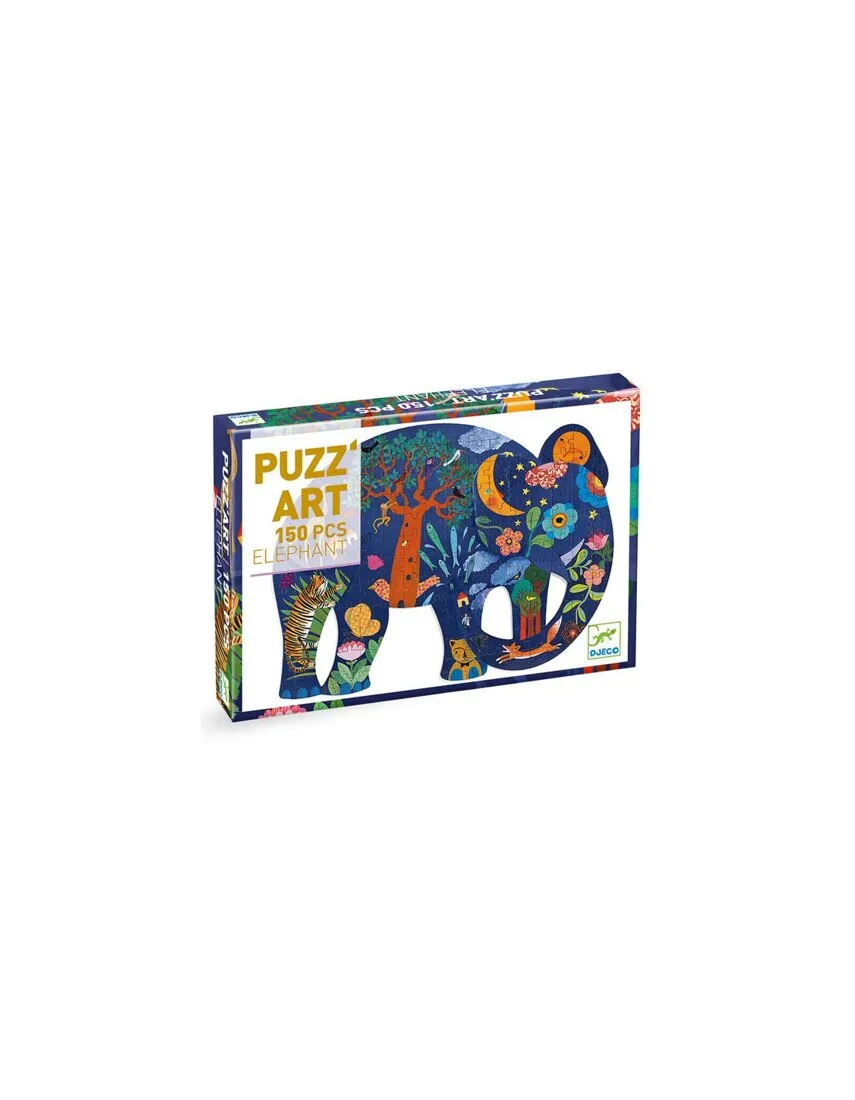 Puzz'art - Éléphant 150 Pièces