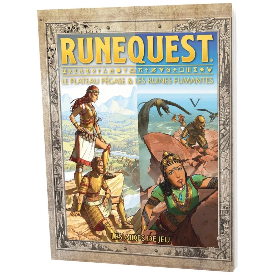 Runequest - Le Plateau Pégase & Les Ruines Fumantes - Les Aides De Jeu