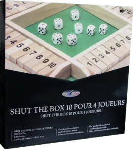 Shut The Box 10 Pour 4 Joueurs