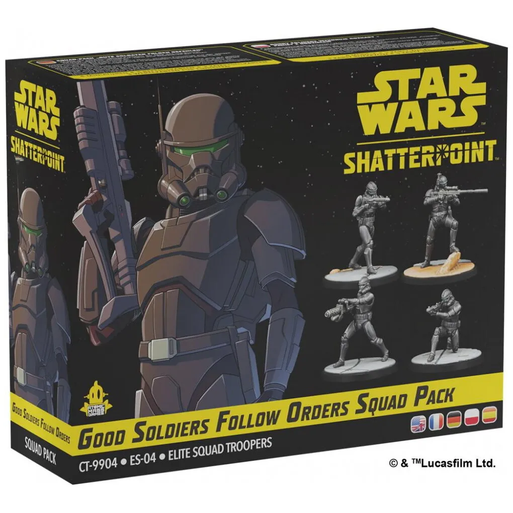 Star Wars Shatterpoint - Good Soldiers Follow Orders Pack D'escouade