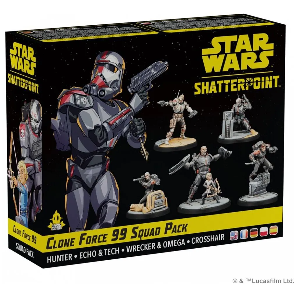 Star Wars : Shatterpoint - Squad Pack - Clone Force 99 Pack D'escouade