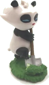 Takenoko Baby Panda - Figurine Rainbow