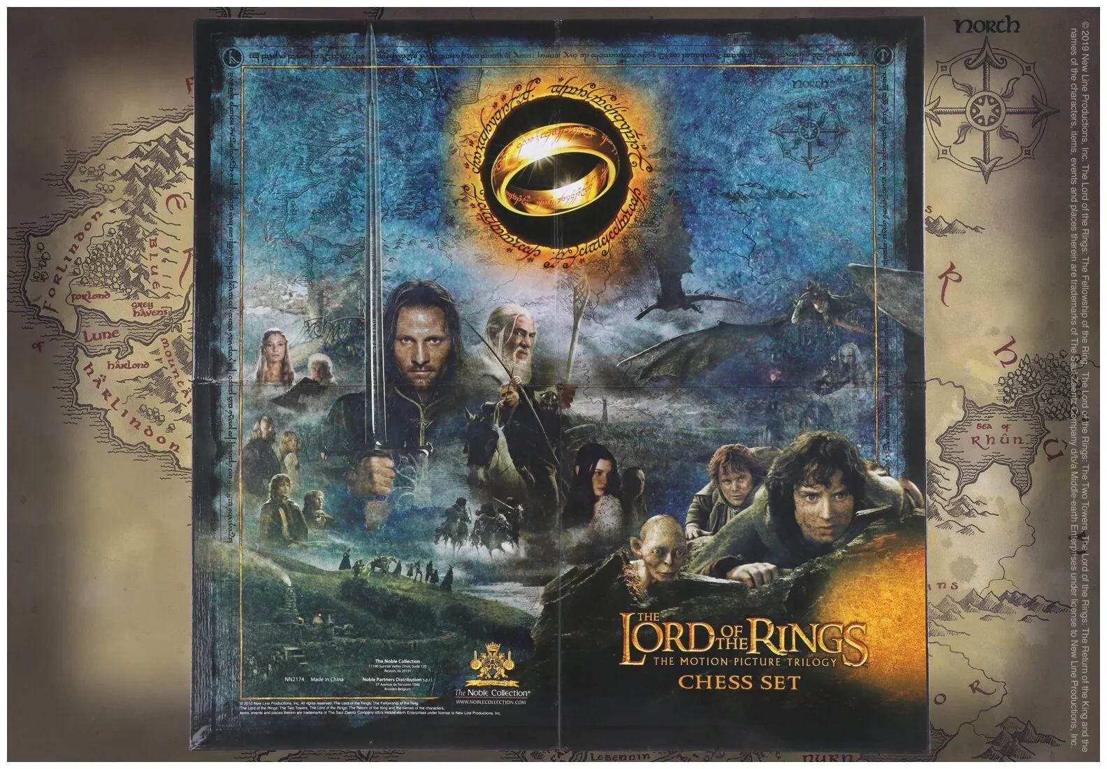 The Lord Of The Rings Chess Set Battre For The Middle-earth