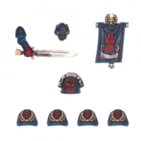 Image de Warhammer 40.000 - Crimson Fist Command Squad Upgrade Pack