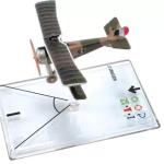 Image de Wings of War - Figurine WOW122-B - Nieuport 17 (Nungesser)